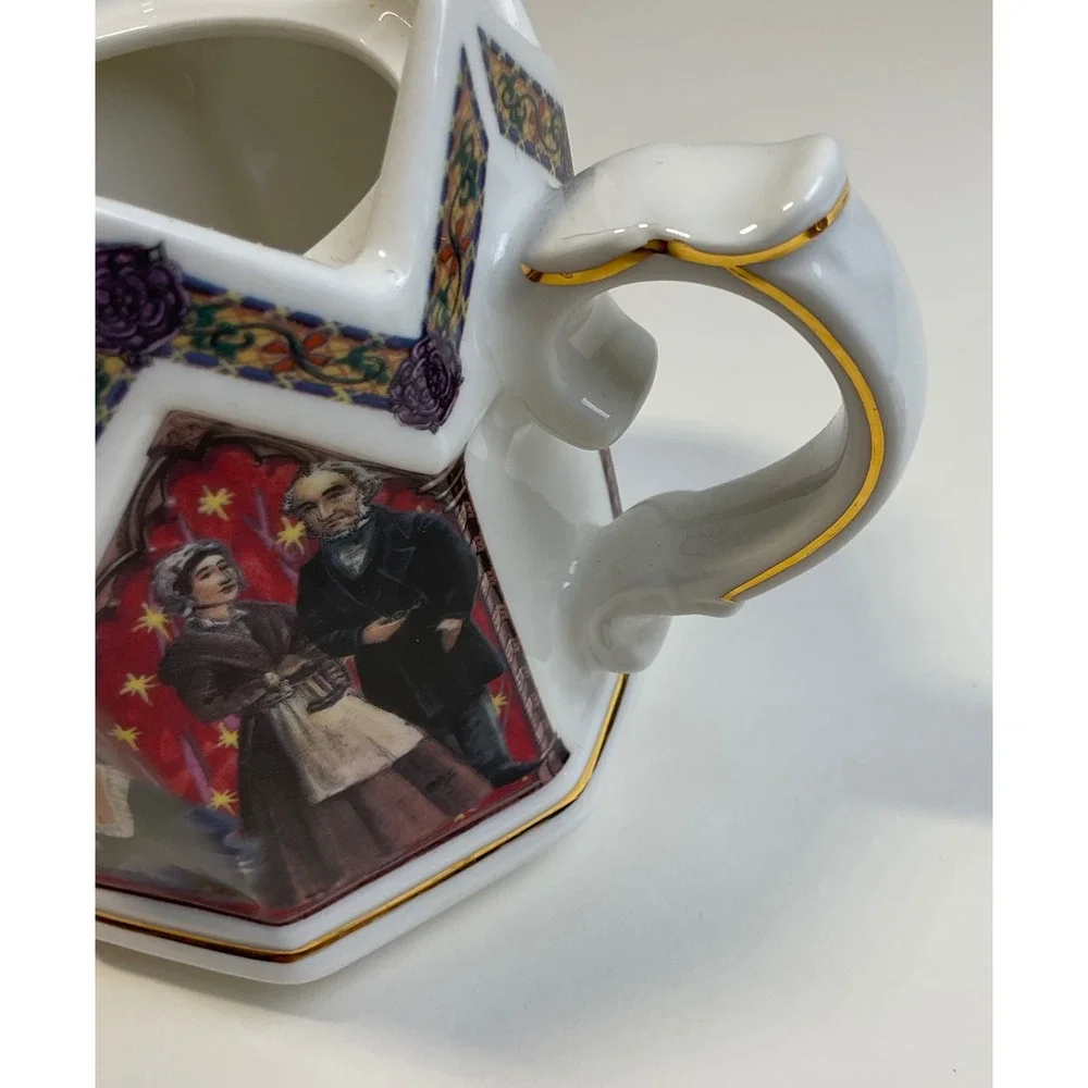 James Sadler Kings & Queens Queen Victoria I Teapot Matt Edwards Art Hexagonal